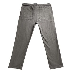 Weatherproof Vintage Pants Mens 40x32‎ Gray Relaxed Fit Stretch Carpenter Twill
